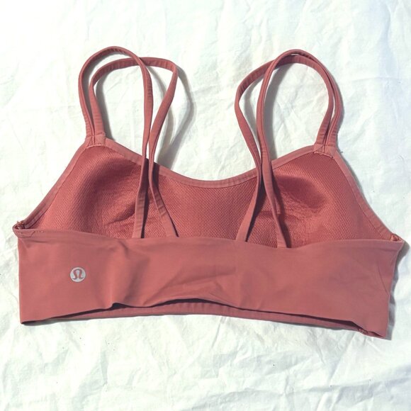 EXCELLENT Lululemon Like A Cloud Yoga Sports Bra Activewear Rose Topaz B/C Cup 8 - Picture 4 of 8